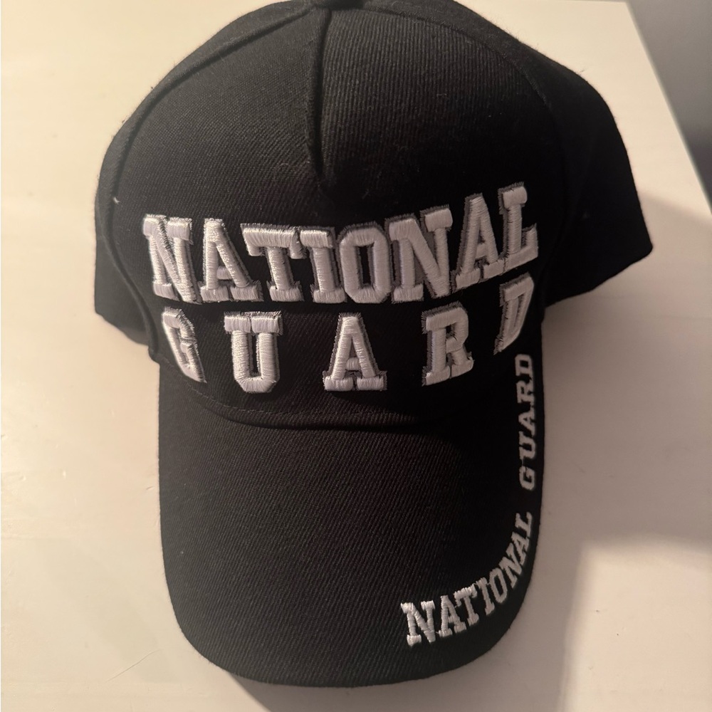 Black National Guard Cap